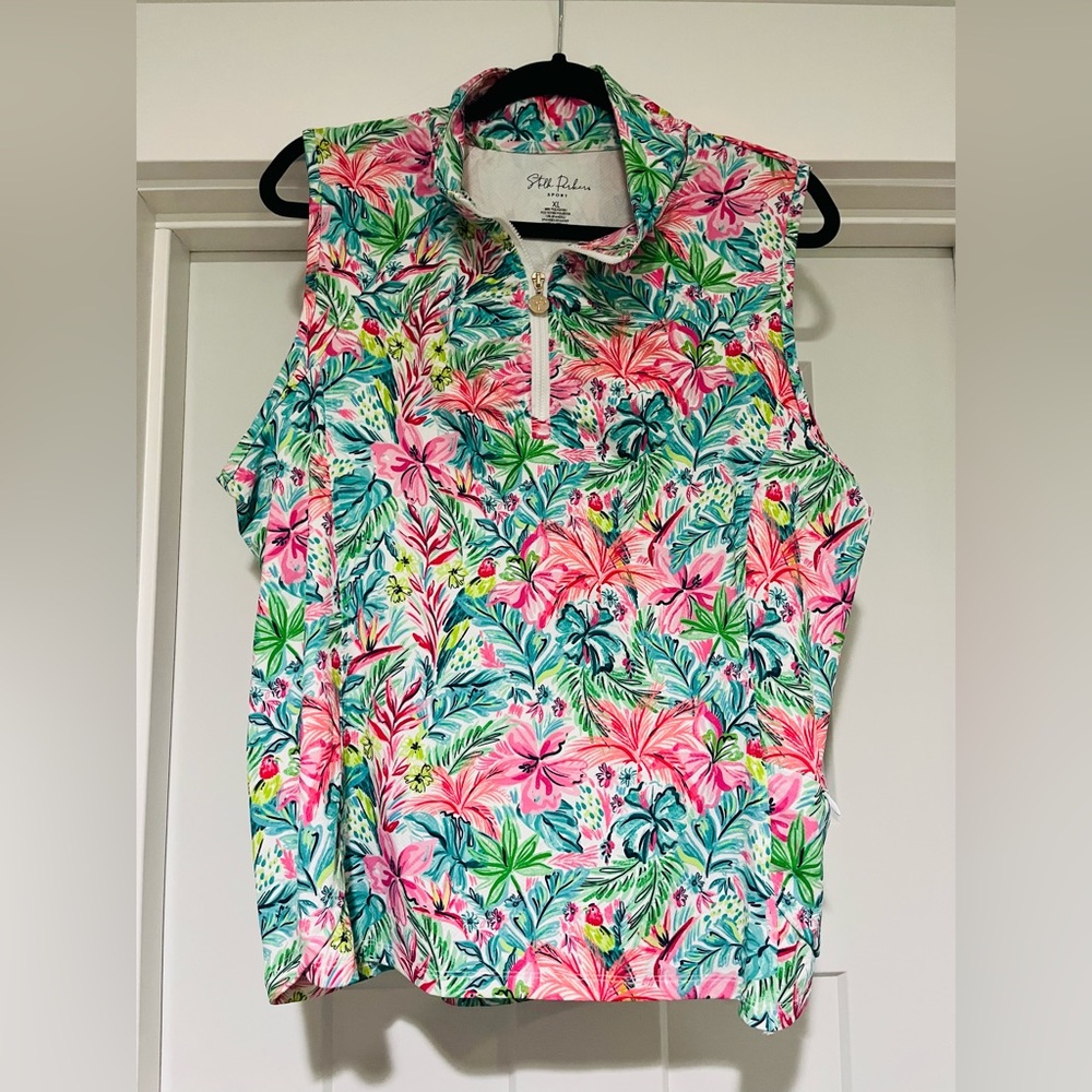 Stella Parker Sleeveless Golf Shirt/Polo. Size XL.